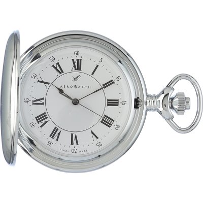 Relojes de bolsillo Aerowatch Pocket watches 40790-CH01 Savonette Argent