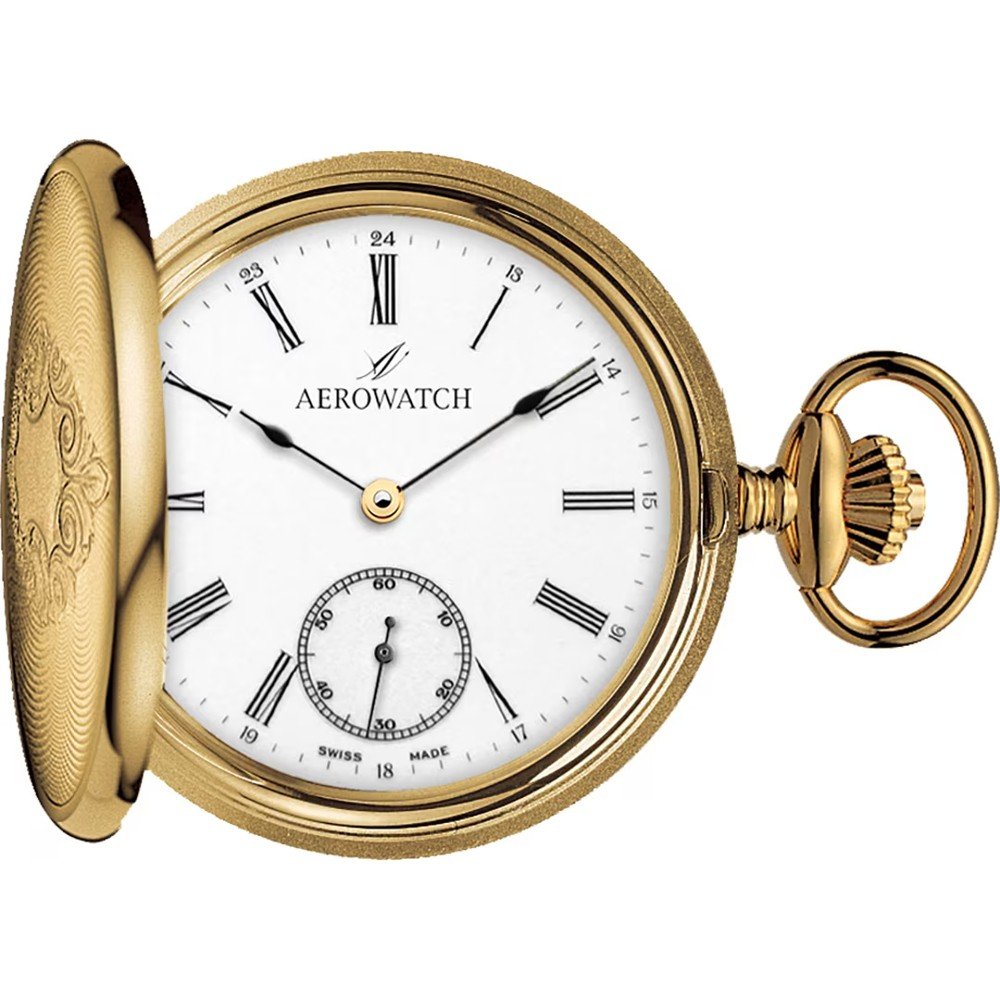 Relojes de bolsillo Aerowatch Pocket watches 55645-JA01 Savonnettes