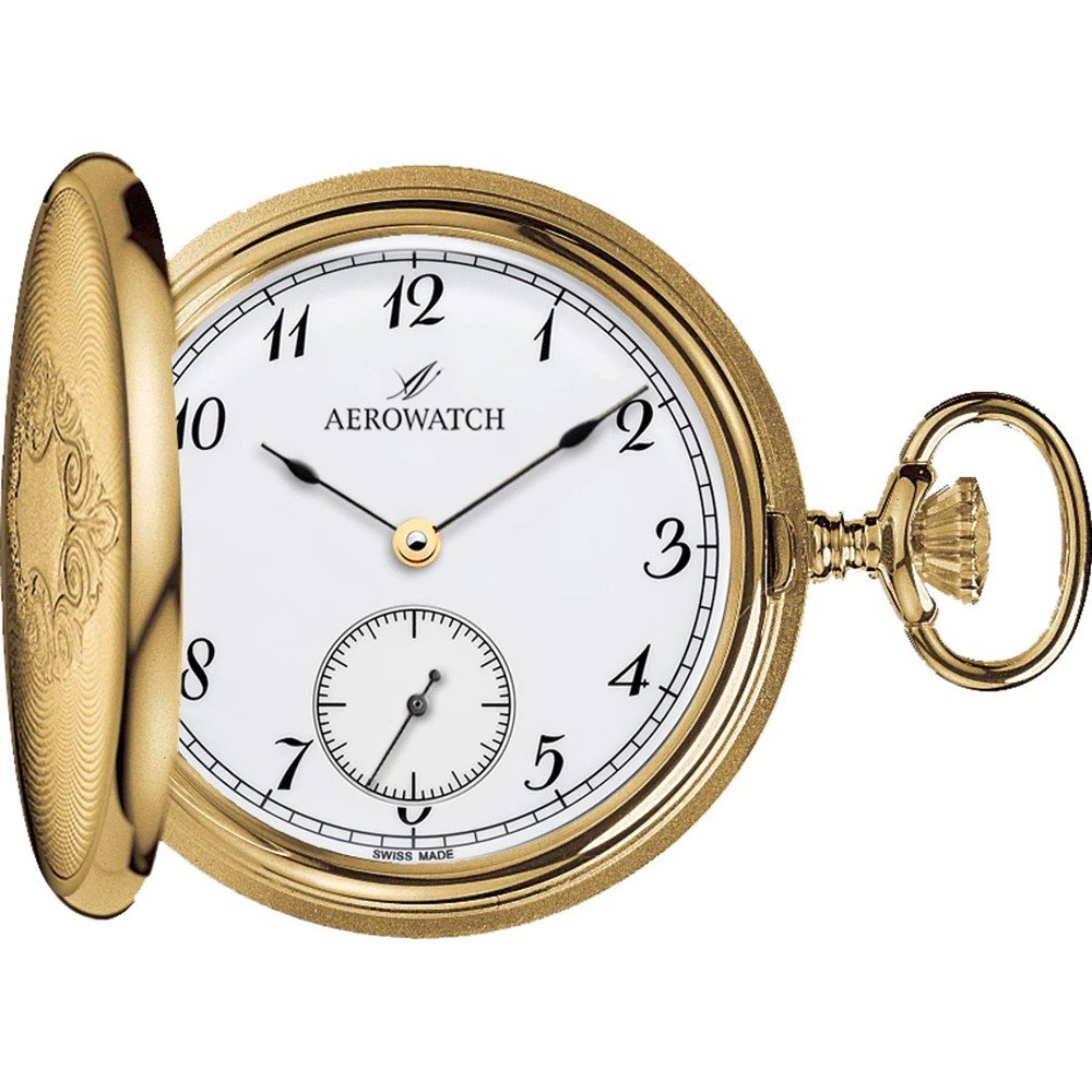 Relojes de bolsillo Aerowatch Pocket watches 55645-JA06 Savonnettes