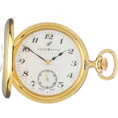 Relojes de bolsillo Aerowatch Pocket watches 55700-JA01 Demi-Savonnette
