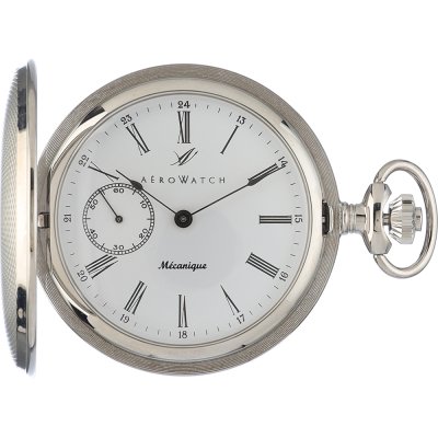 Relojes de bolsillo Aerowatch Pocket watches 65803-PD01 Savonette Argent
