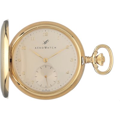 Relojes de bolsillo Aerowatch Pocket watches APW10251HW Savonette Or