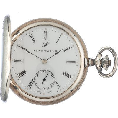 Relojes de bolsillo Aerowatch Pocket watches APW1078HW Savonette Argent