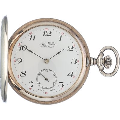 Relojes de bolsillo Aerowatch Pocket watches APW1079HWZ Savonette Argent