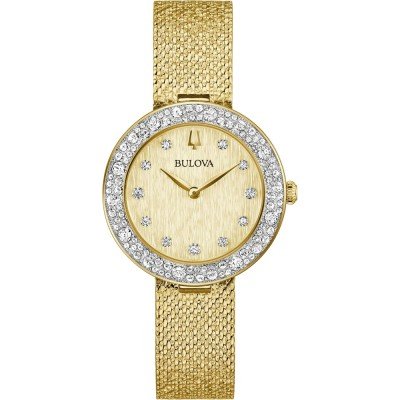 Reloj Bulova Crystal Collection 98L321 Champagne