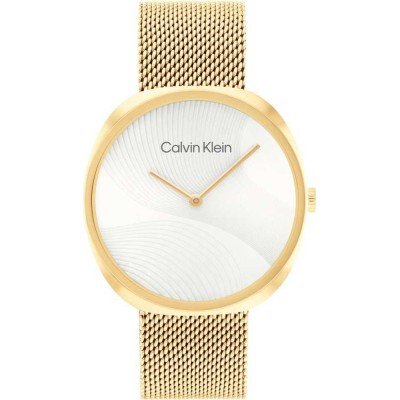 Reloj Calvin Klein Adorn Mujer Dorado y Negro Analógico 25200271 - R.  Codina Joier