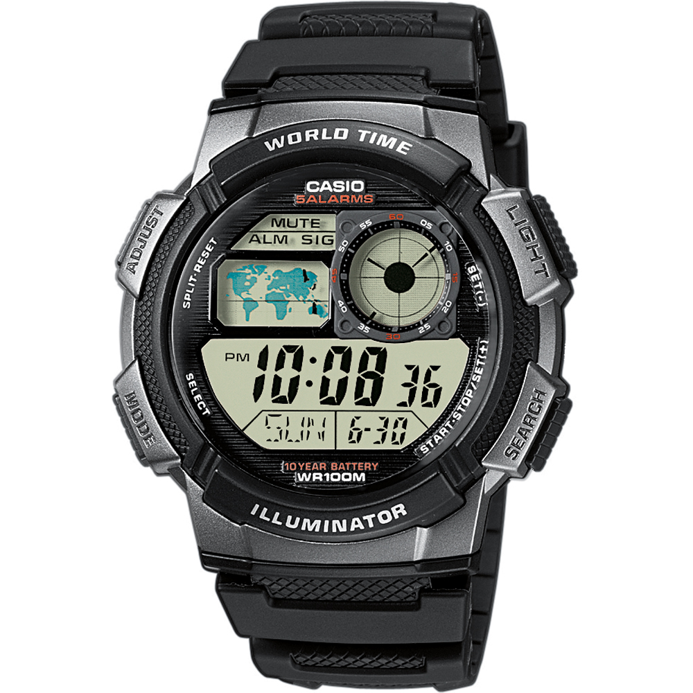 Reloj Casio Collection AE-1000W-1BVEF World Time