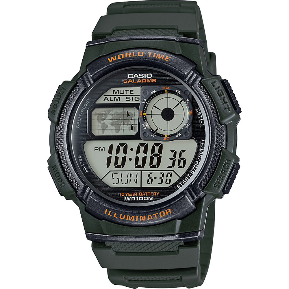 Reloj Casio Collection AE-1000W-3AVEF World Time