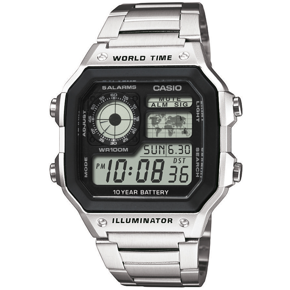 Reloj Casio Collection AE-1200WHD-1AVEF World Time