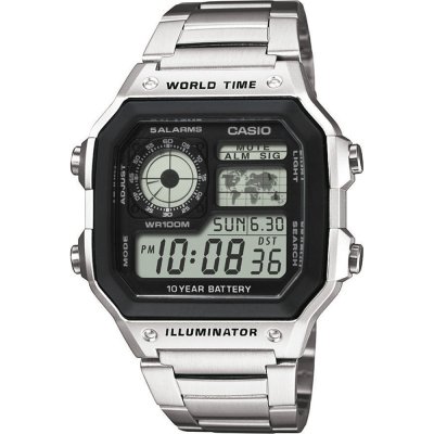 Reloj Casio Timeless AE-1200WHD-1AVEF-SC World Time
