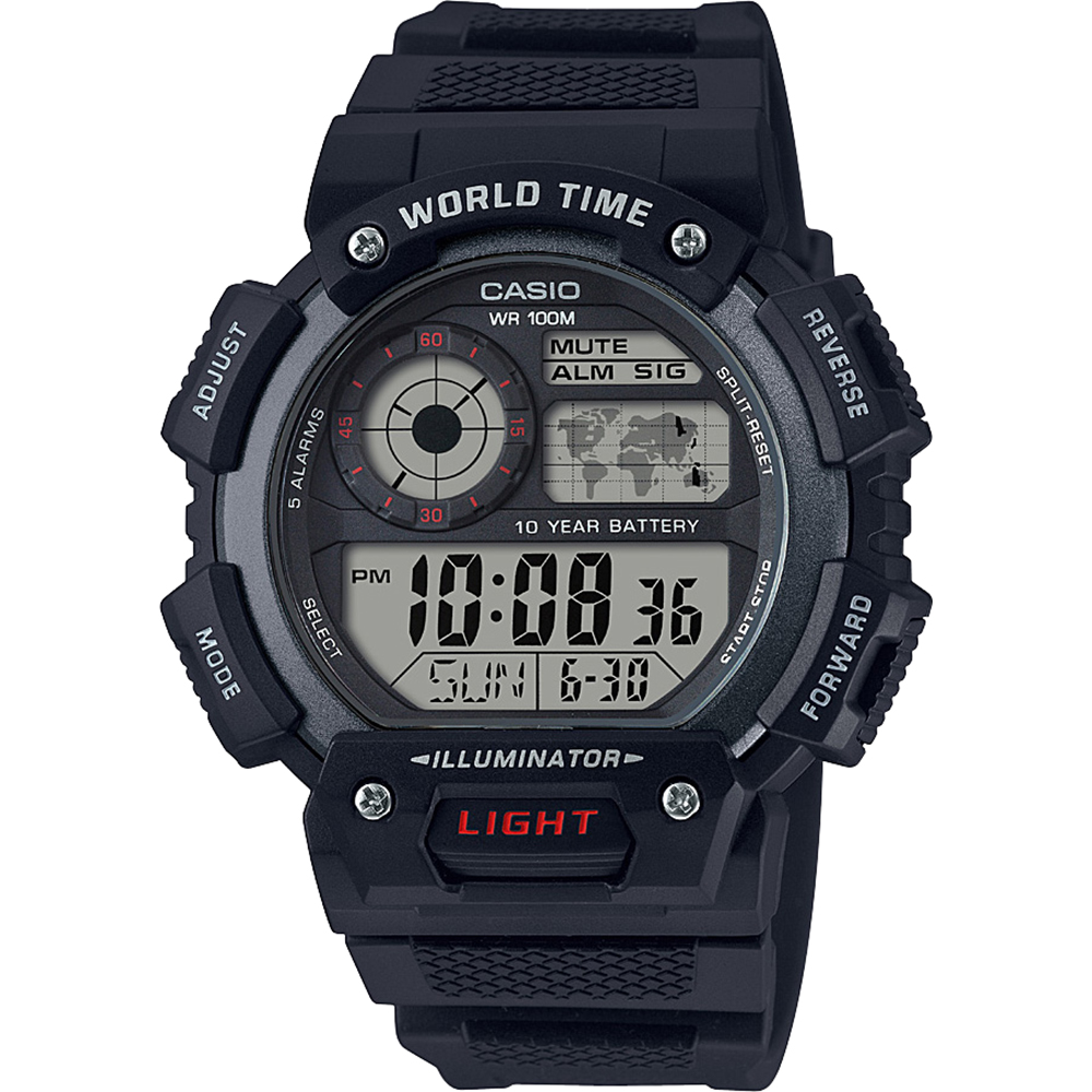 Reloj Casio Collection AE-1400WH-1AVEF World Timer