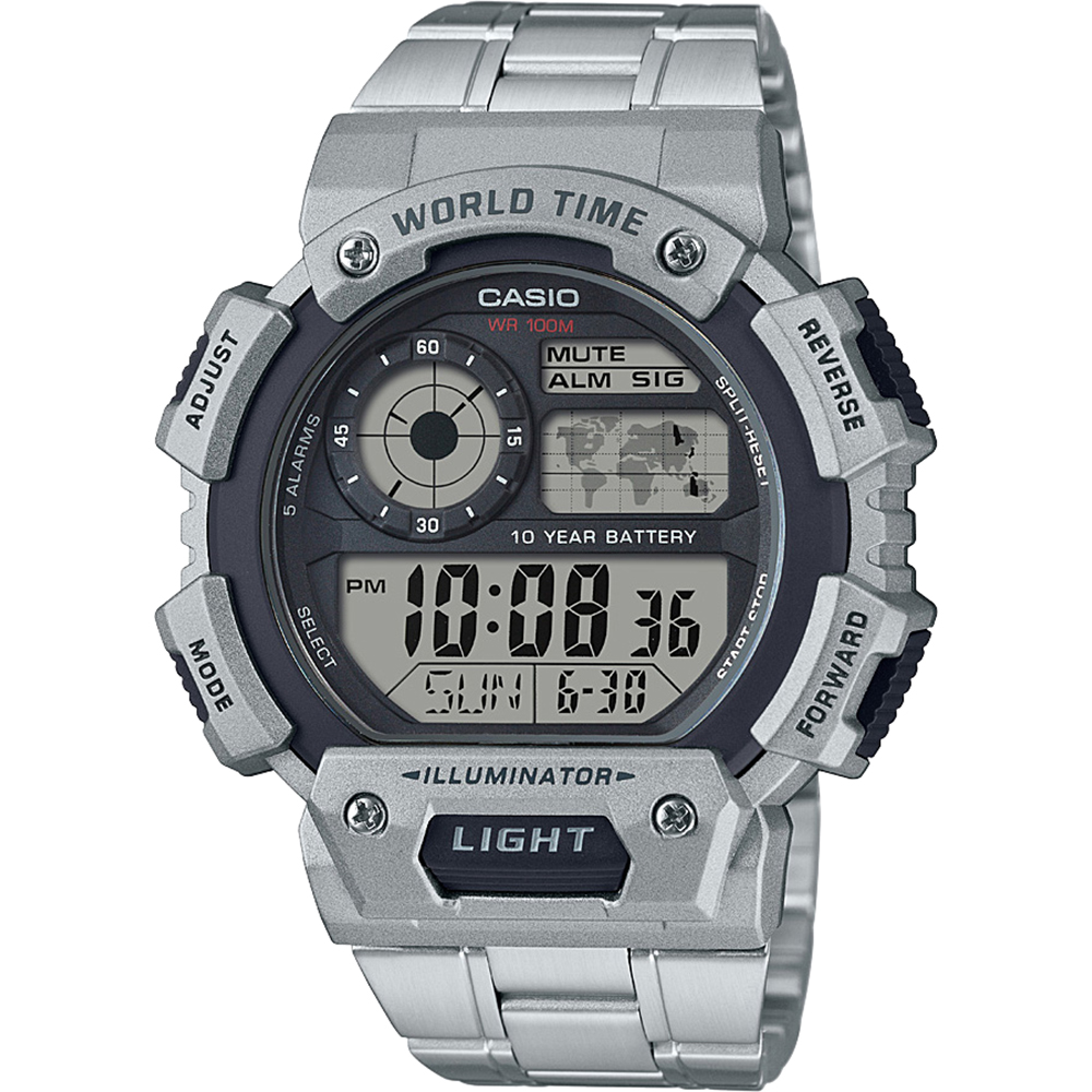 Reloj Casio Collection AE-1400WHD-1AVEF World Timer