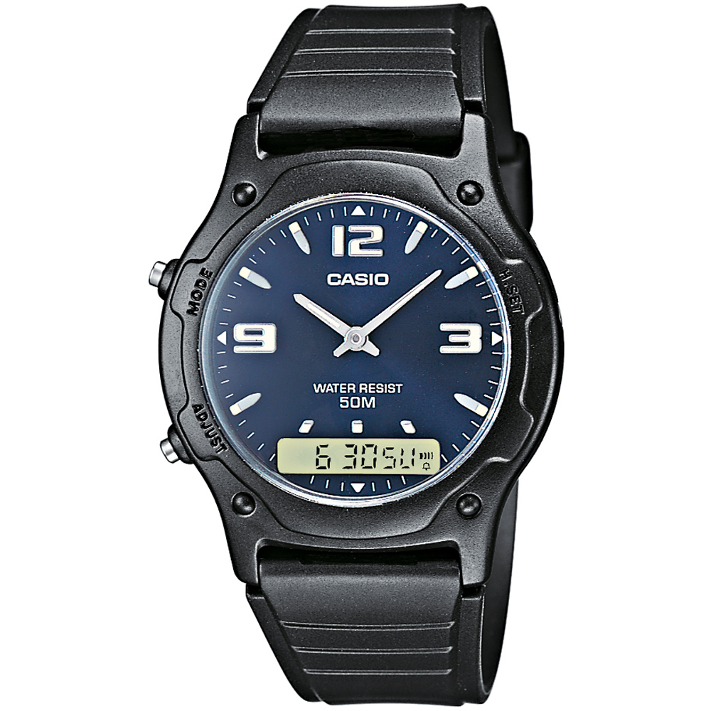Reloj Casio Vintage AW-49HE-2AVEG Dual Time