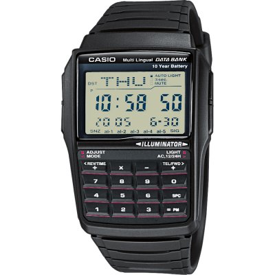 ✨ Reloj Casio Vintage con calculadora plateada, CA-500WE-1AEF. ✨