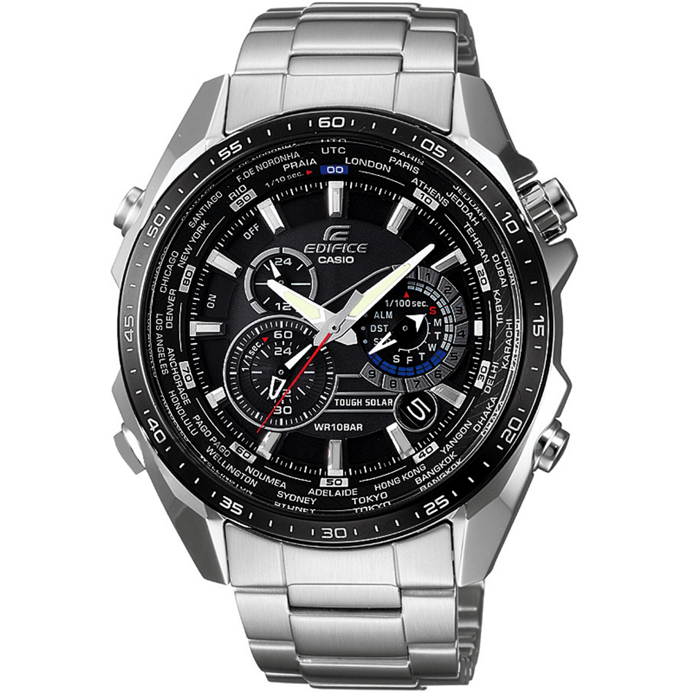 Casio Edifice Watch Time 3 hands Tough Solar EQS-500DB-1A1
