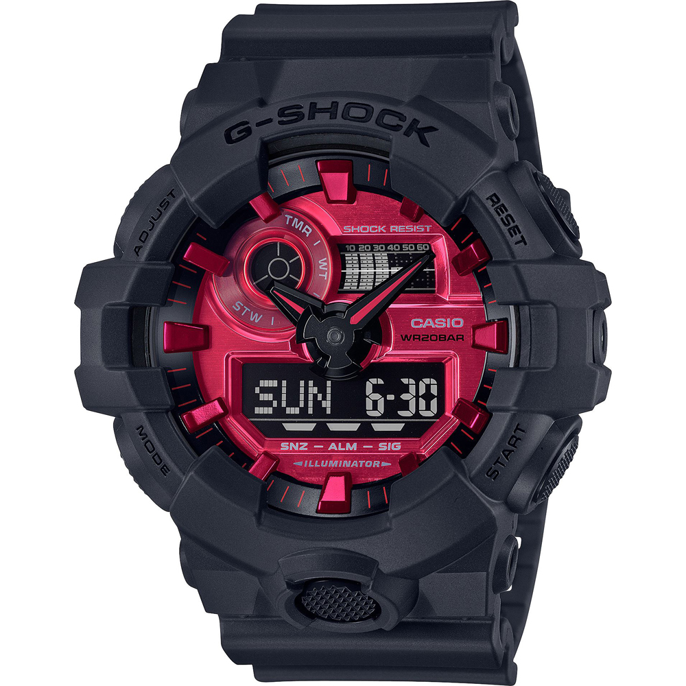 Reloj G-Shock Classic Style GA-700AR-1AER Streetwear - Red Adrenalin