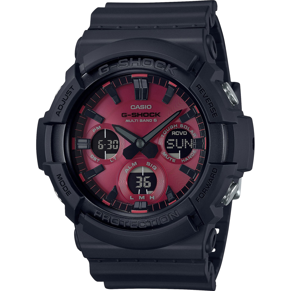 Reloj G-Shock Classic Style GAW-100AR-1AER Waveceptor - Red Adrenalin