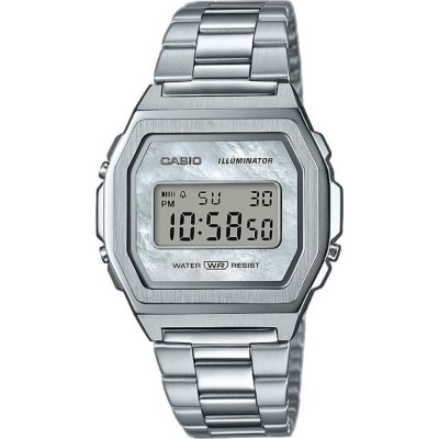 Reloj casio digital plateado mujer clearance