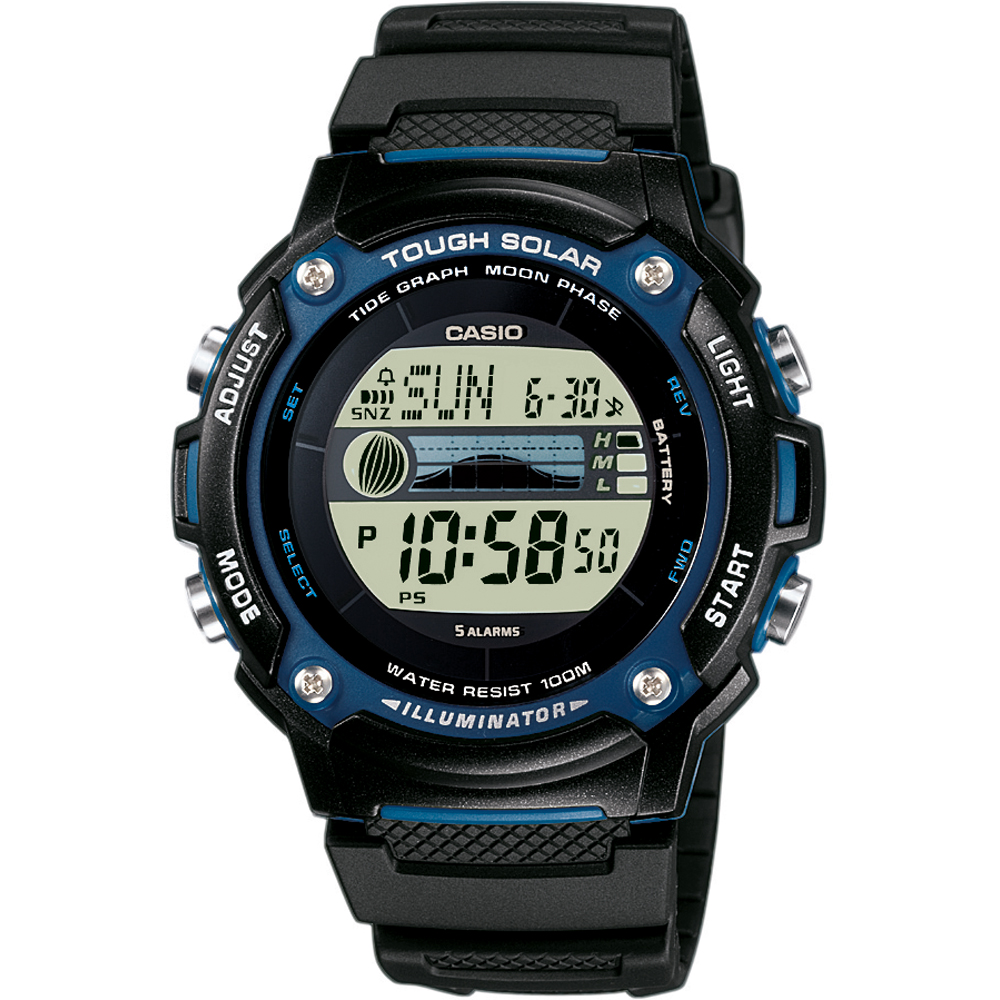 Reloj Sport W-S210H-1AVEG Sports Tide EAN: 4549526287404 • Reloj.es