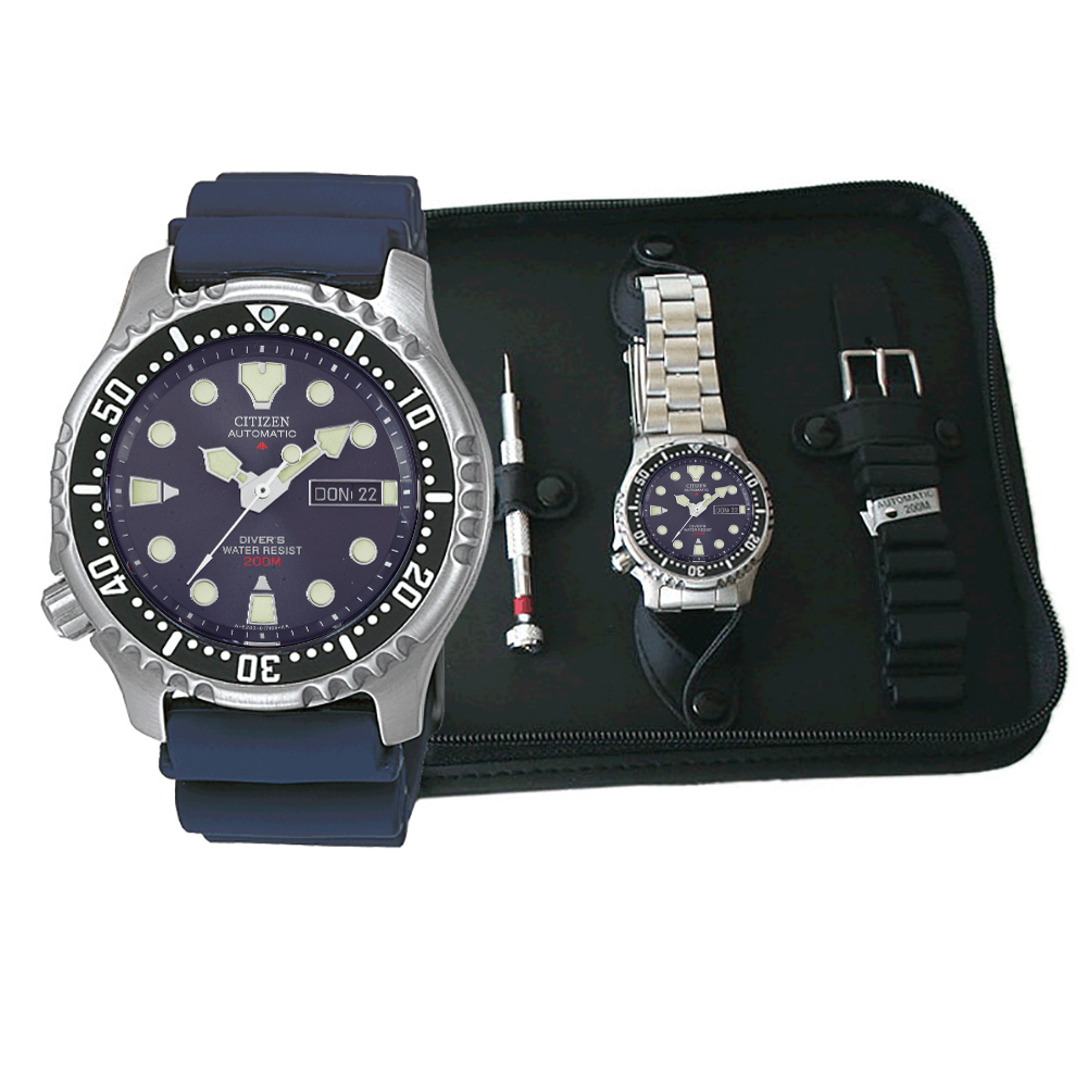 Reloj Citizen Marine NY0040-17LEM Promaster Sea Gift Set