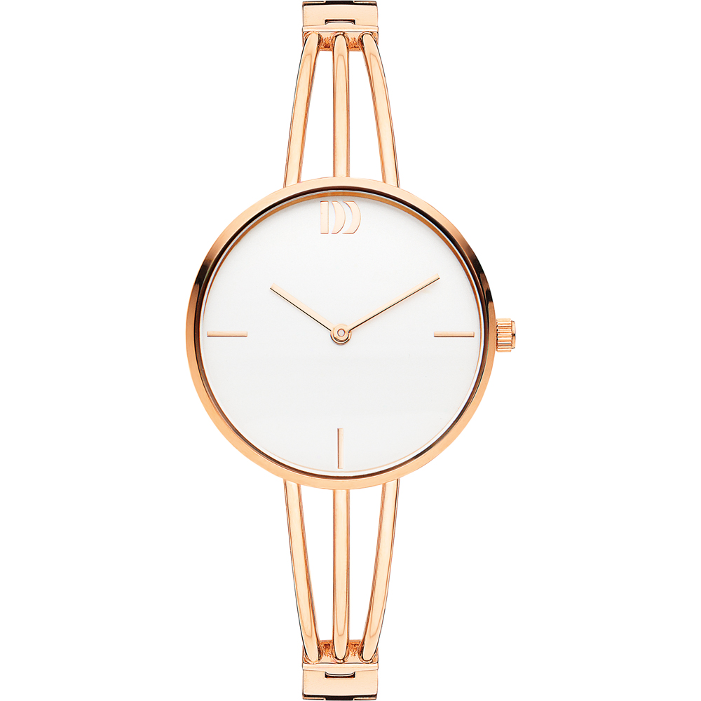 Reloj para mujer negro con oro rosado Chloe 32 mm