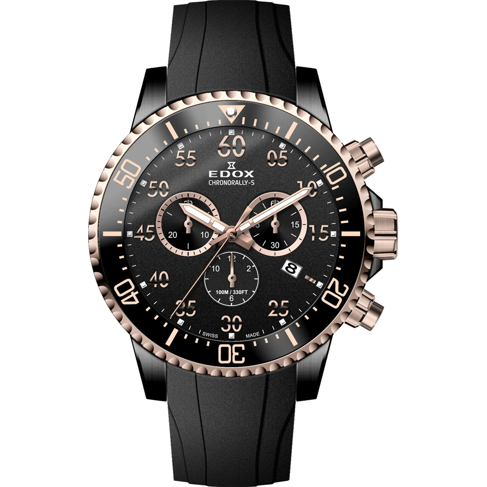 Reloj Edox Chronorally 10227-37RCA-NBR Chronorally-S