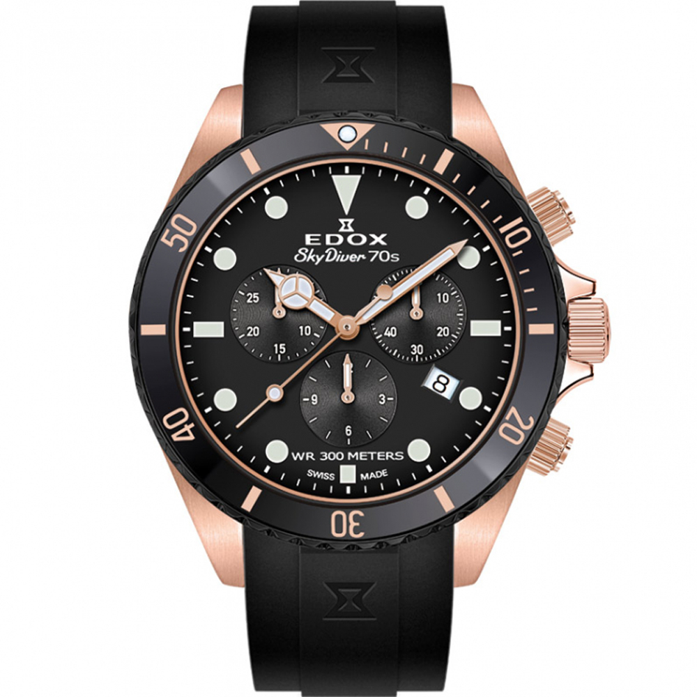 Reloj Edox Skydiver 10238-37RNNCA-NI