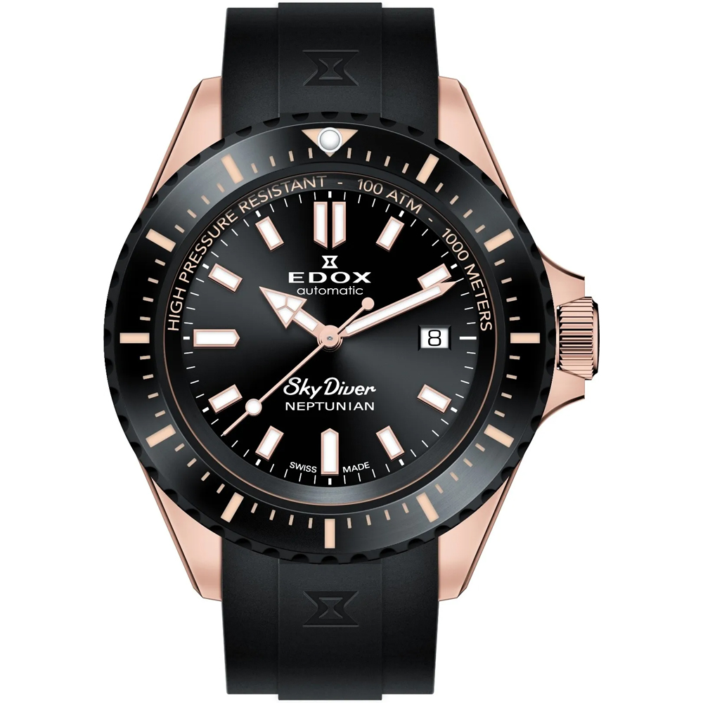 Reloj Edox Skydiver 80120-37RNNCA-NIR Skydiver Neptunian