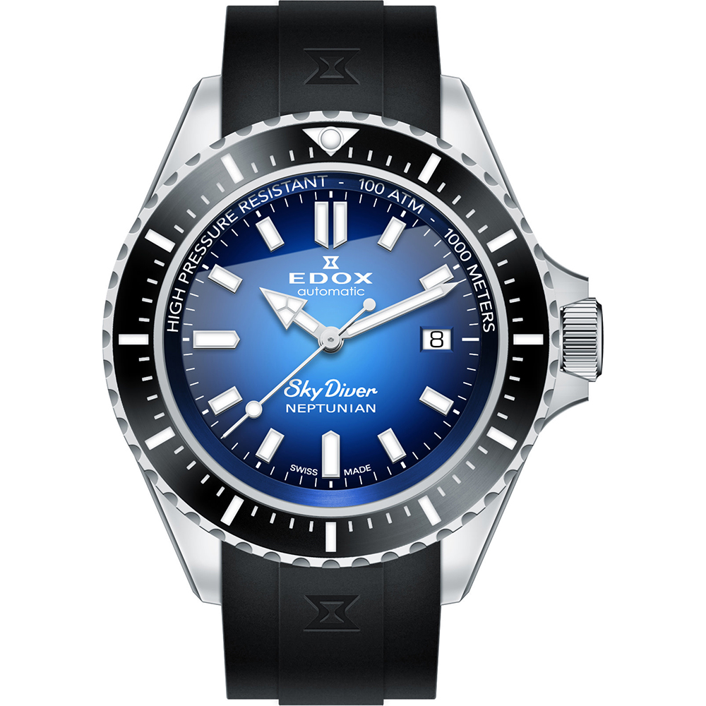 Reloj Edox Skydiver 80120-3NCA-BUIDN Skydiver Neptunian