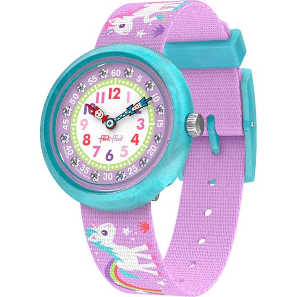 Reloj Flik Flak 3+ Story Time FBNP033 Sunny Hours - Magical Unicorns