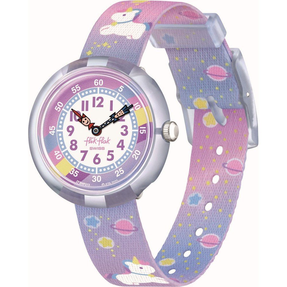 Reloj Flik Flak 3+ Story Time FBNP213 Cuddly Unicorn