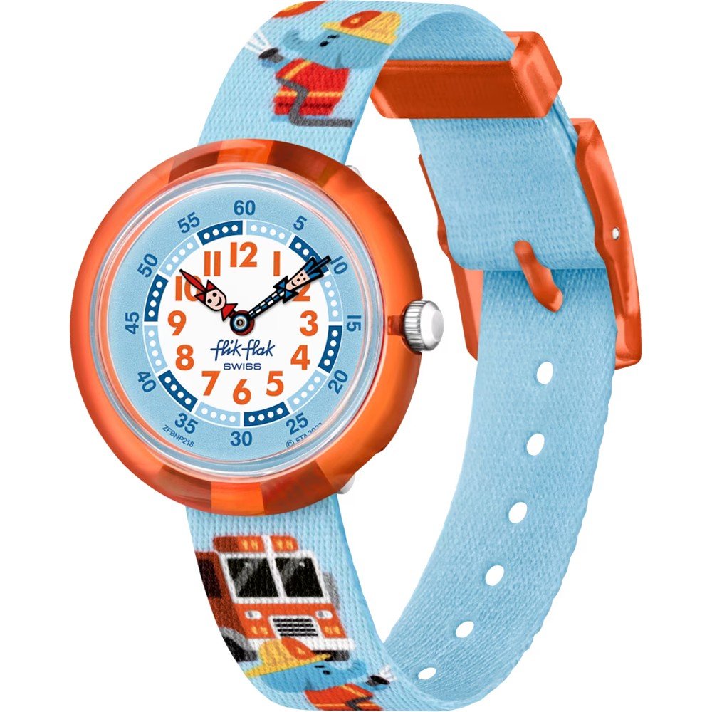 Reloj Flik Flak 3 Story Time FBNP218 Fire Stopper
