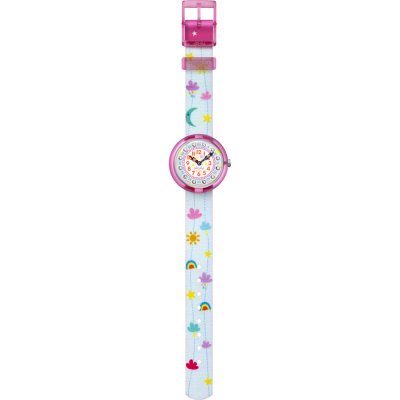 Reloj Flik Flak 3+ Story Time FBNP120 Hanging Clouds