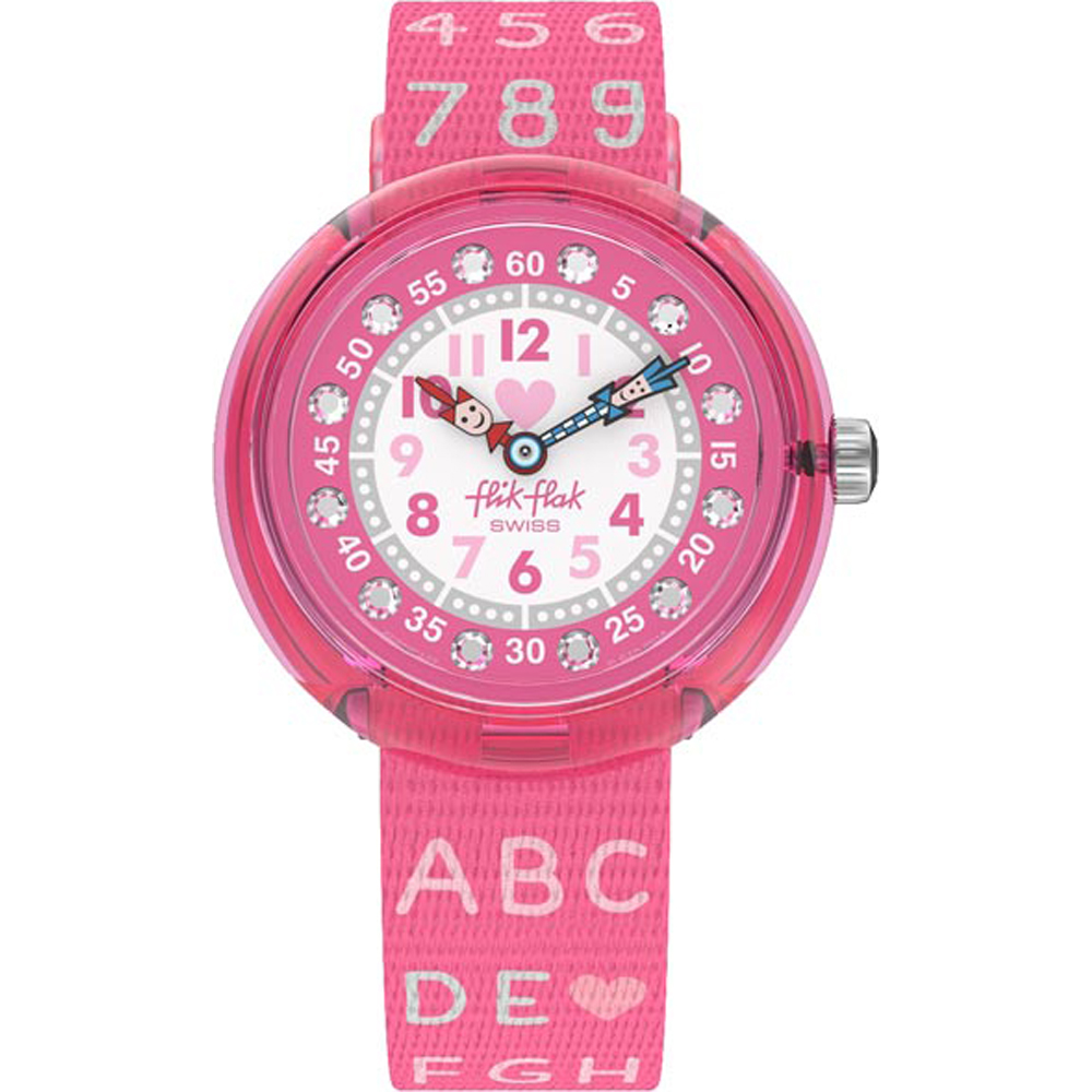 Reloj Flik Flak 3+ Story Time FBNP133 Pink Ab34