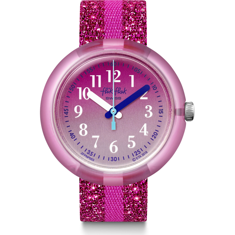 Reloj Flik Flak 5+ Power Time FPNP053 Pink Sparkle