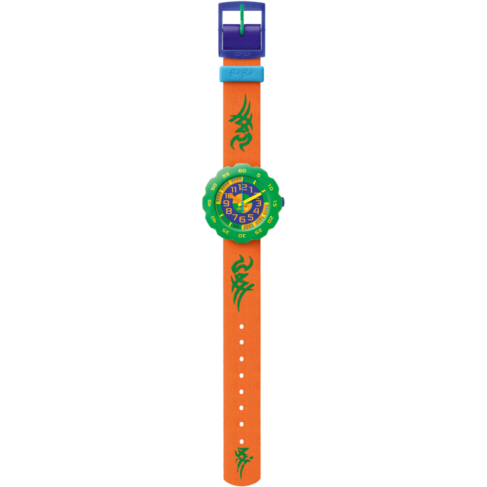 Reloj Flik Flak 5+ Power Time FPSP002 Pres-Cool Boy in Orange