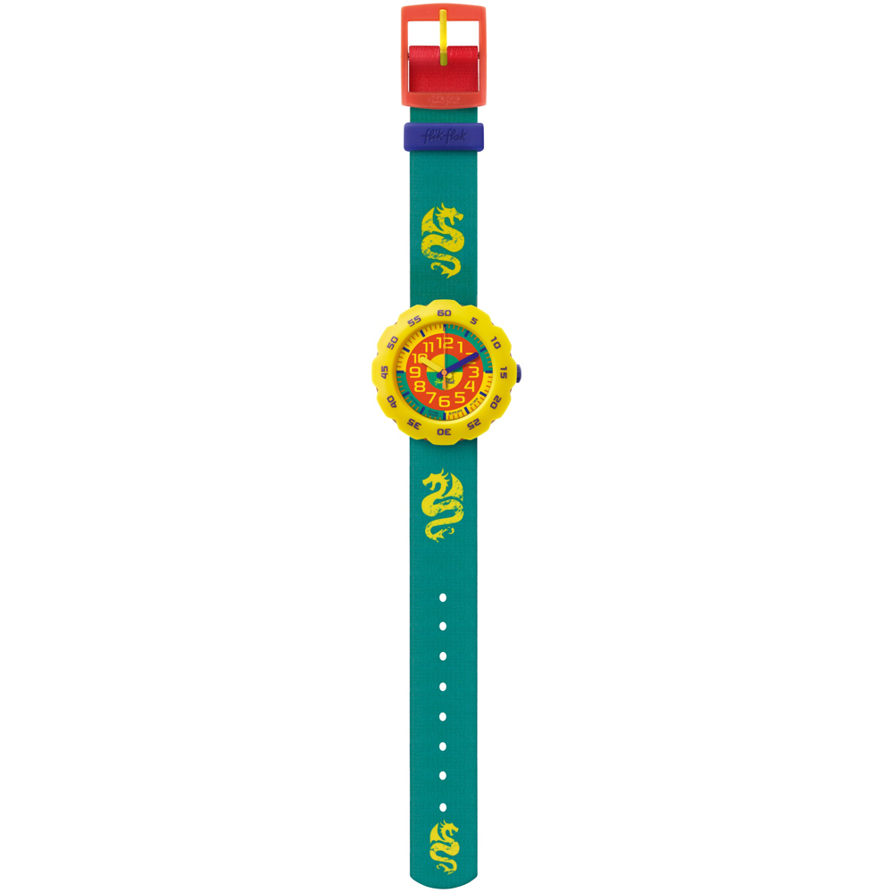 Reloj Flik Flak 5+ Power Time FPSP004 Pres-Cool Boy in Spring Green