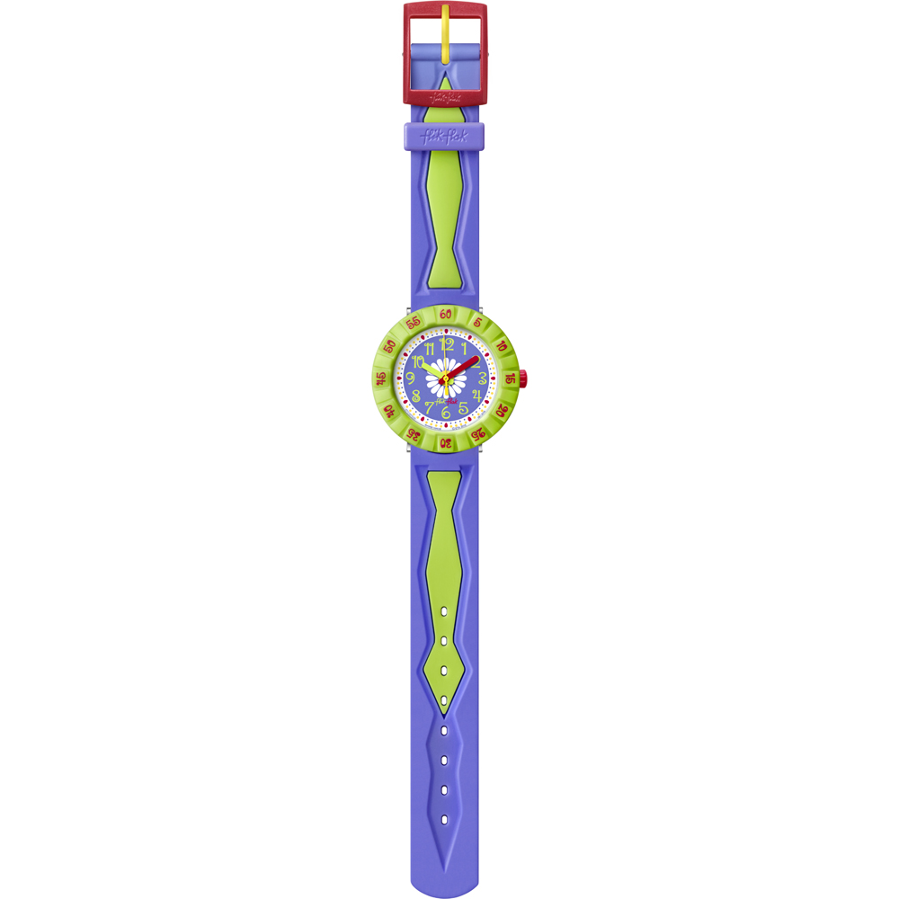 Reloj Flik Flak 7+ Power Time FCSP035 Purple Flower