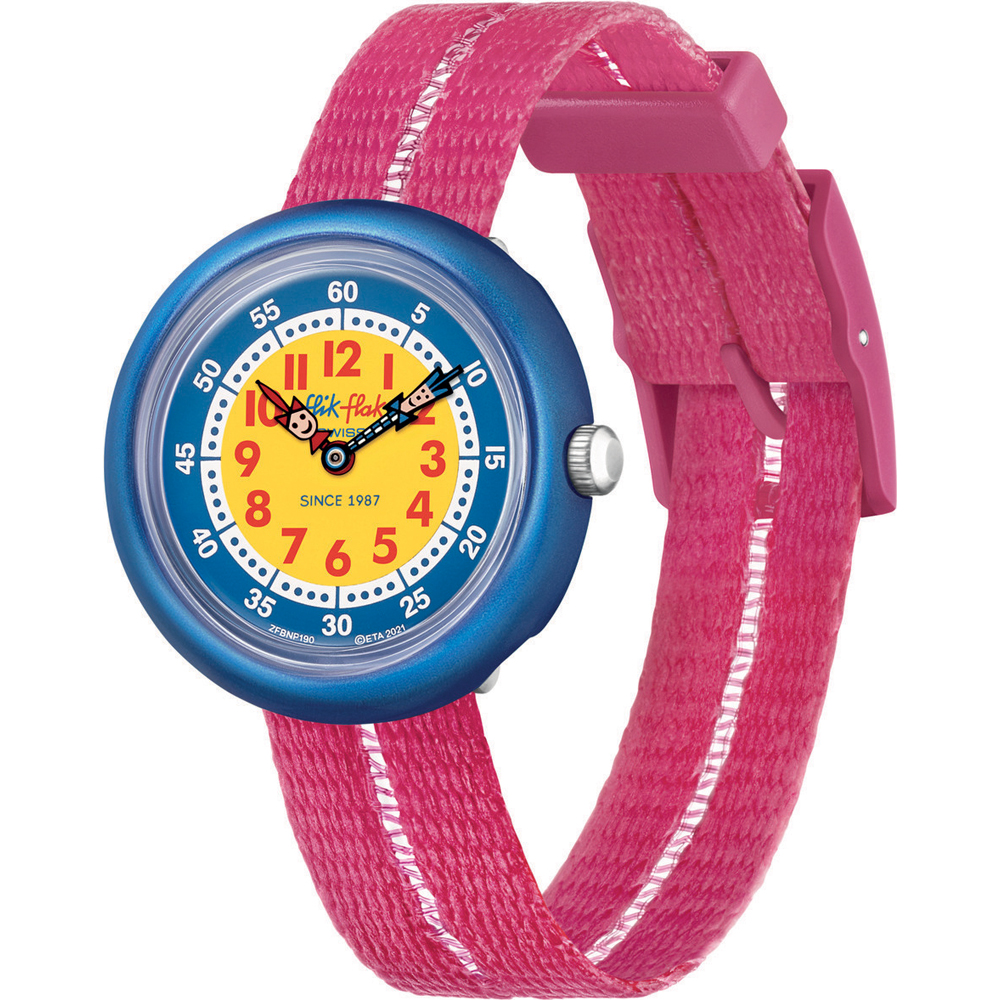 Reloj Flik Flak 5+ Power Time FBNP190 Retro Pink