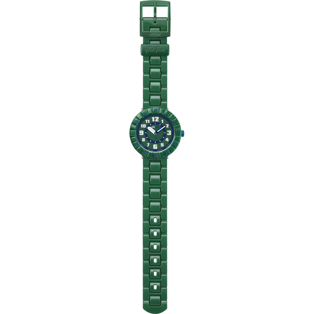 Reloj Flik Flak 7+ Power Time FCSP039 Seriously Green