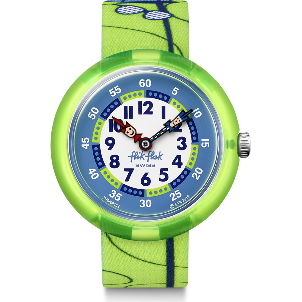 Reloj Flik Flak 3+ Story Time FBNP152 Sk8Frog