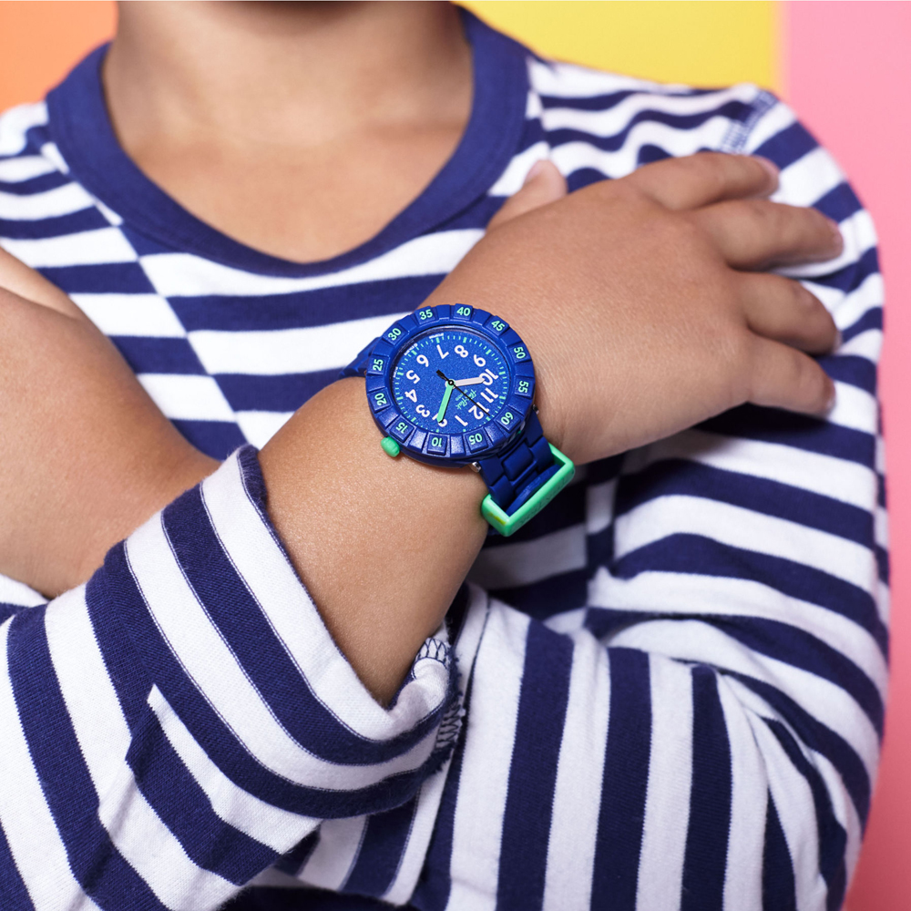 Reloj Flik Flak 7 Power Time FCSP086 Solo Dark Blue