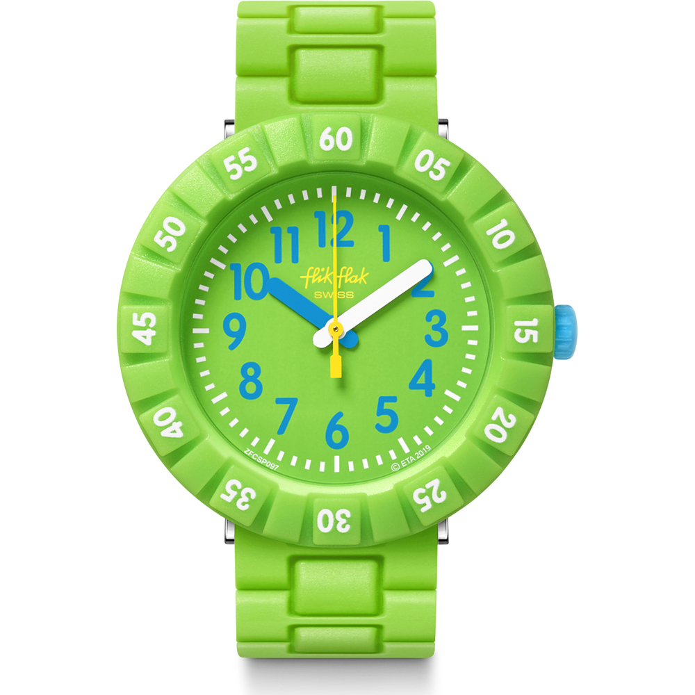Reloj Flik Flak 7+ Power Time FCSP097 Solo Green
