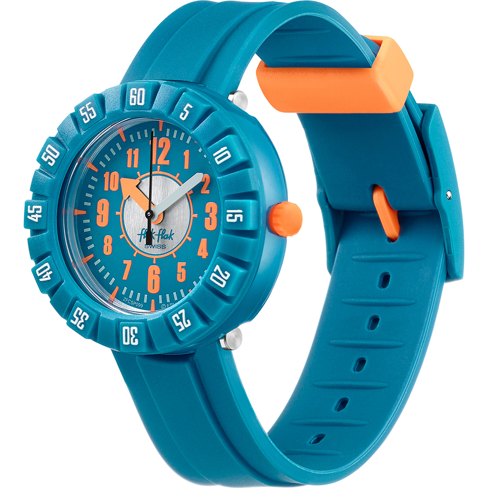 Reloj Flik Flak 7+ Power Time FCSP099 Teal my mind