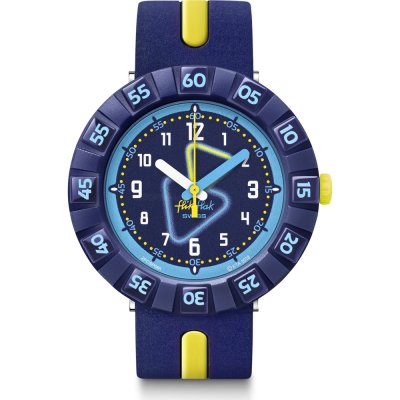 Reloj Flik Flak 7+ Power Time FCSP091 Yellow Tube