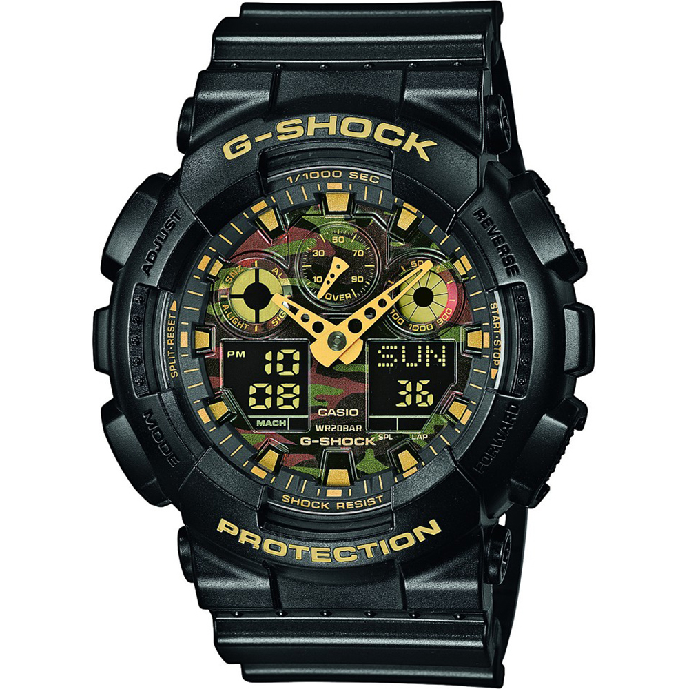 Reloj G-Shock Classic Style GA-100CF-1A9ER Ana-Digi - Camo Face