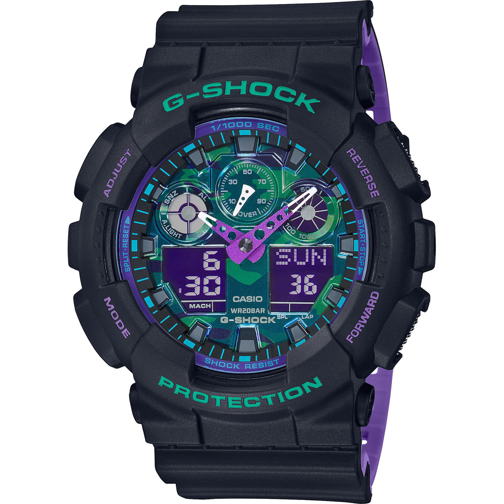 Reloj G-Shock Classic Style GA-100BL-1AER Ana-Digi - 90s Color Accent