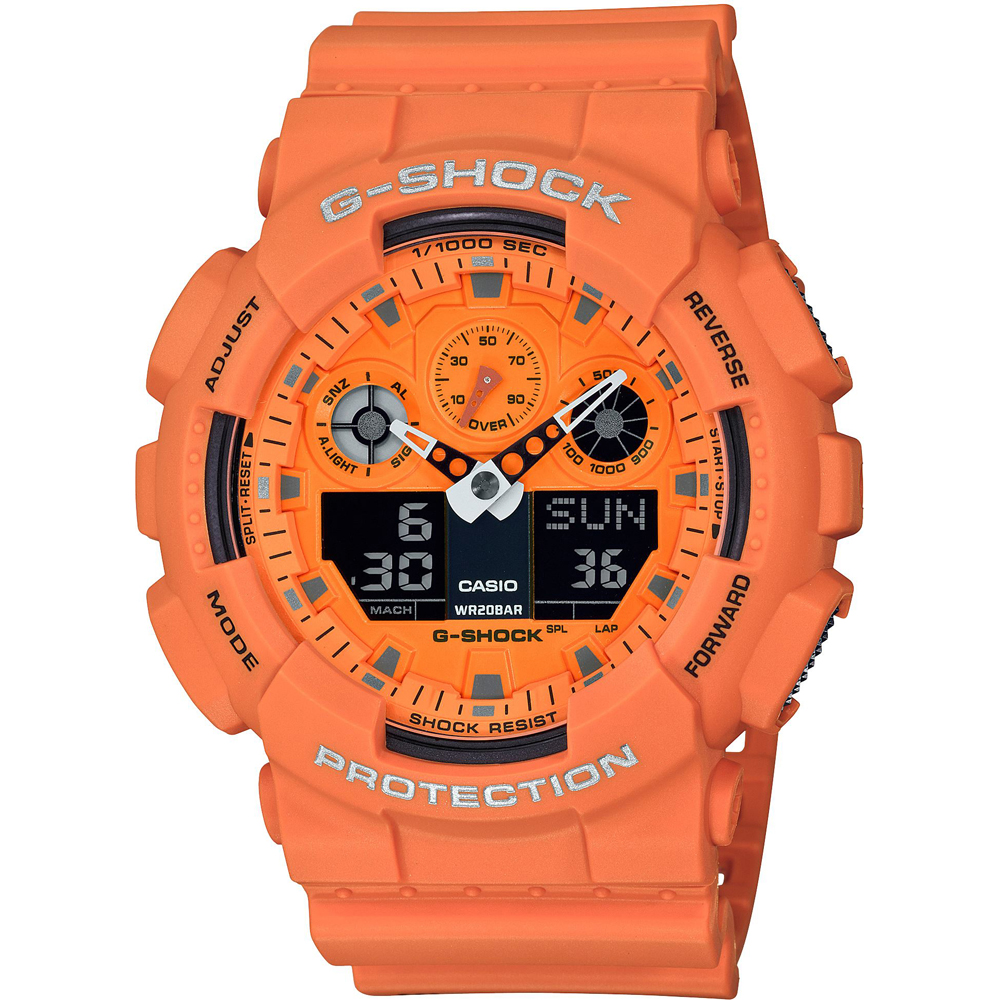 Reloj G-Shock Classic Style GA-100RS-4AER Ana-Digi - Hot Rock Sounds