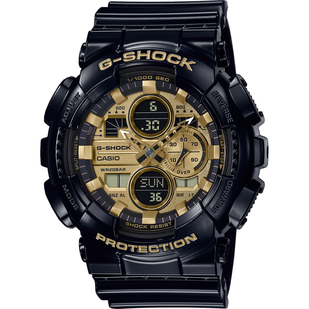 Reloj G-Shock Classic Style GA-140GB-1A1ER Ana-Digi - Garrish Black
