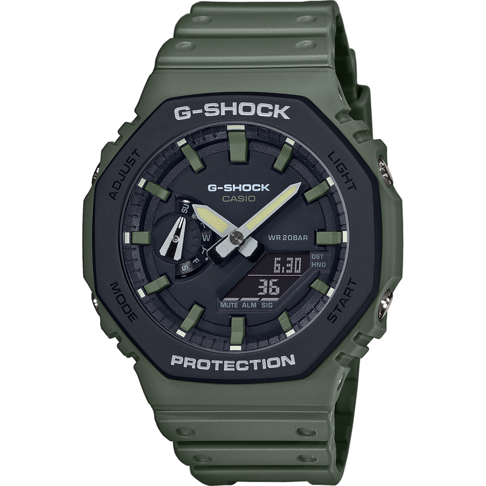 Reloj G-SHOCK GA-B001-4A Carbono/Resina Hombre Rojo - Btime